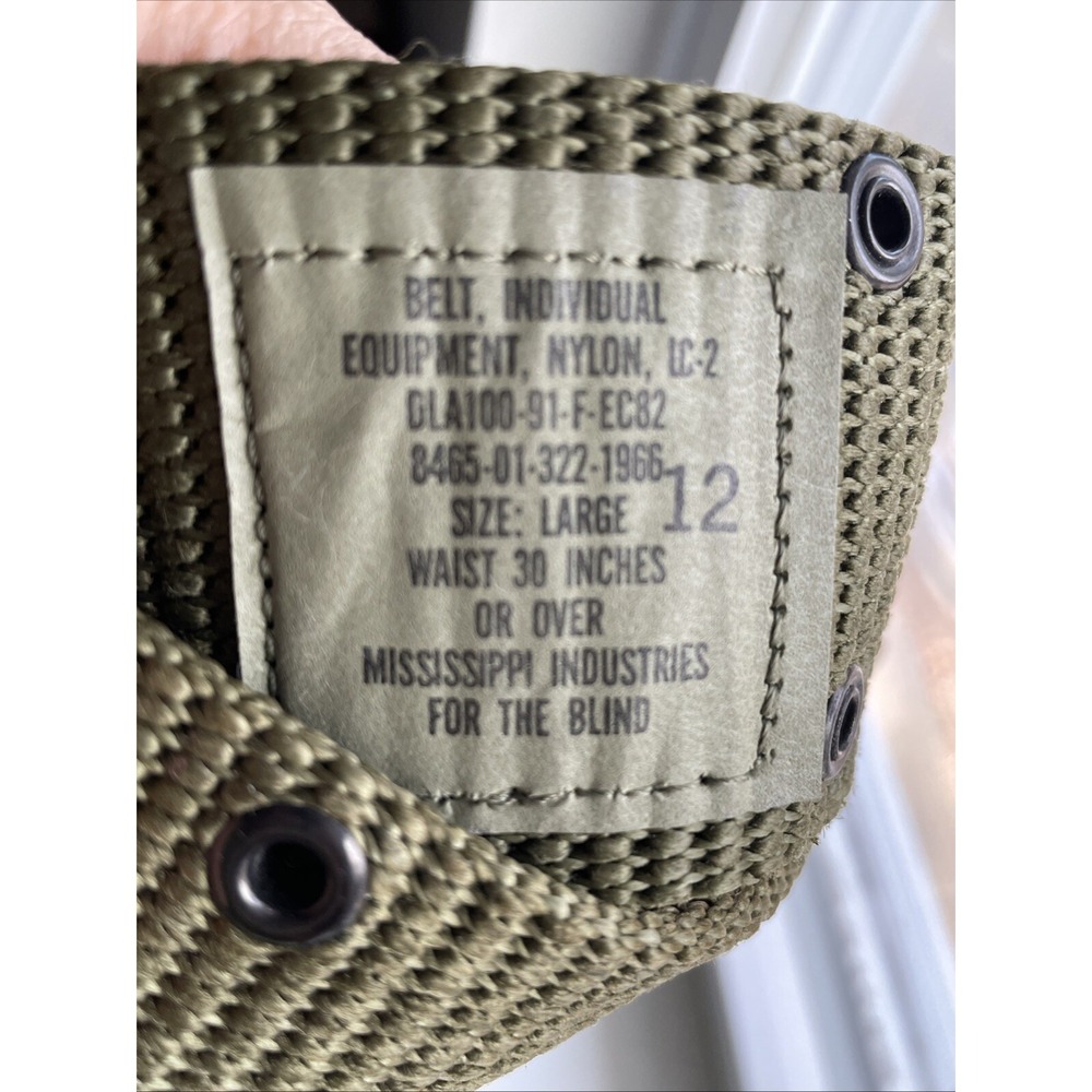 Nexus Military Style Nylon Belt Tactical Quick Release Green Size Large - Picture 5 of 6